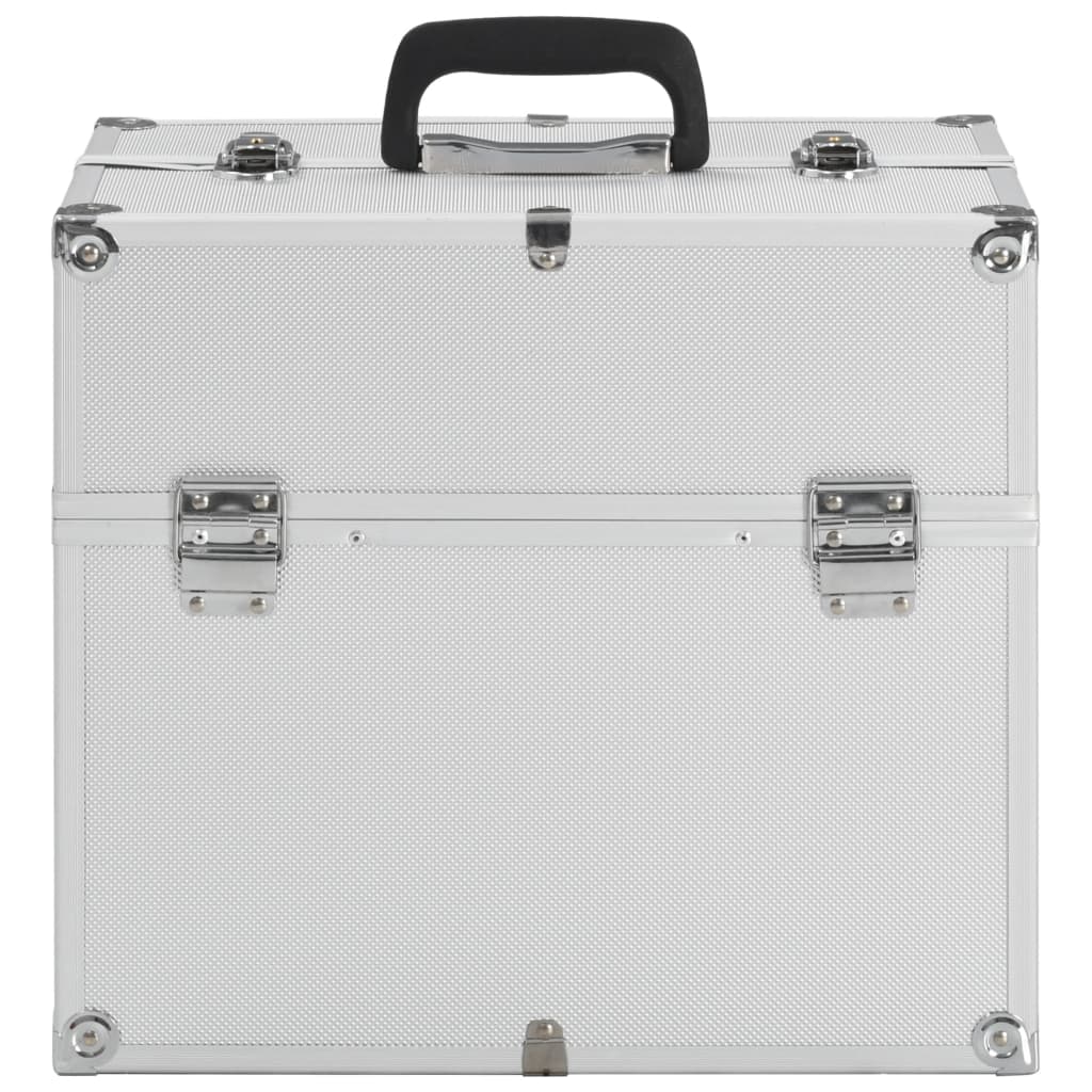 Kosmetikkoffer 38x23x34 cm Silbern Aluminium - Premium Kulturtaschen - Just €64.28! Shop now at homesales4u