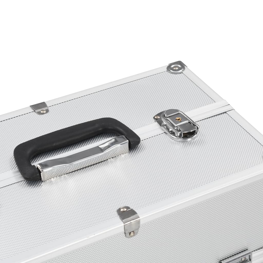 Kosmetikkoffer 38x23x34 cm Silbern Aluminium - Premium Kulturtaschen - Just €64.28! Shop now at homesales4u