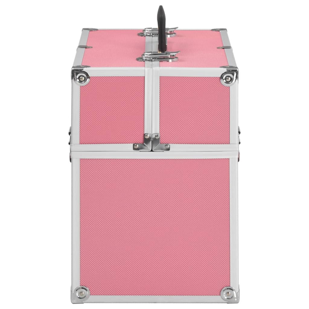 Kosmetikkoffer 38x23x34 cm Rosa Aluminium - Premium Kulturtaschen - Just €65.61! Shop now at homesales4u