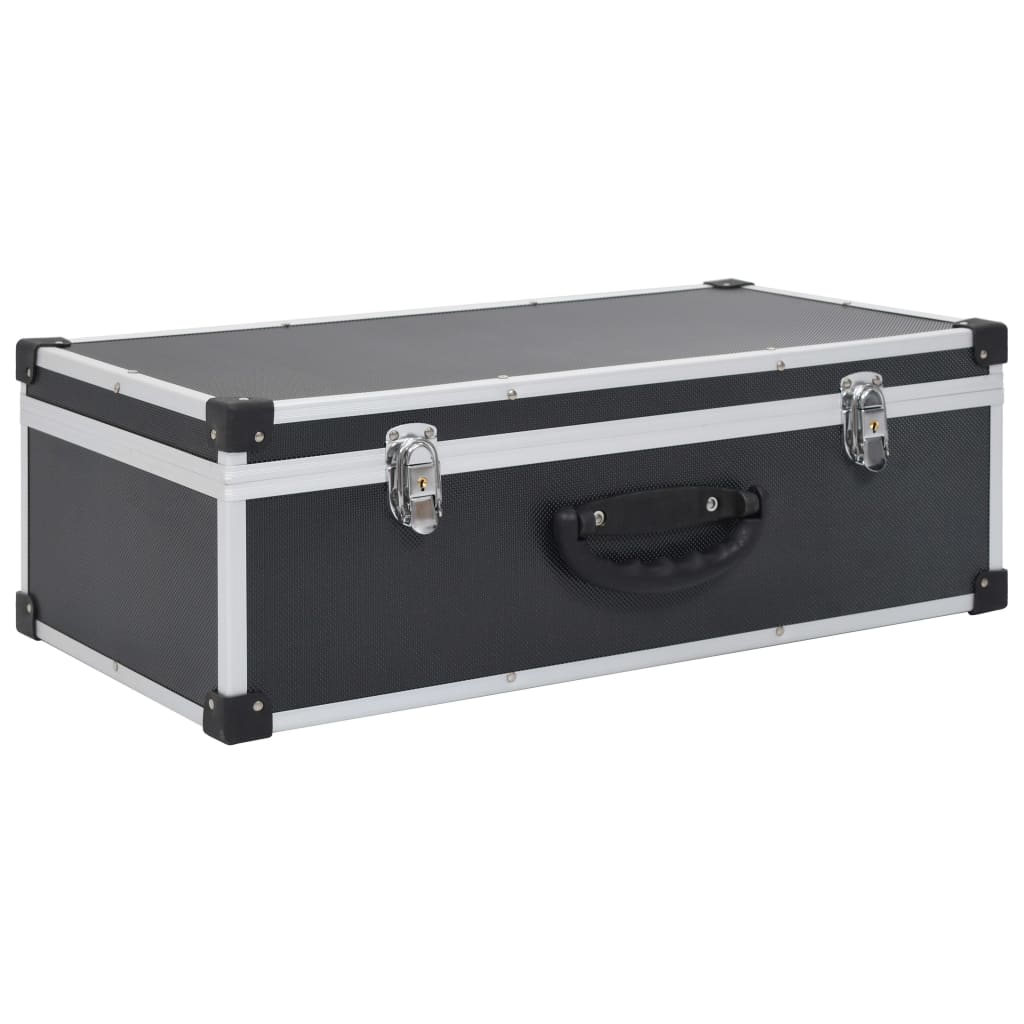 CD-Koffer für 80 CDs Aluminium ABS Schwarz - Premium CD-/DVD-Ordnungssysteme - Just €68.92! Shop now at homesales4u