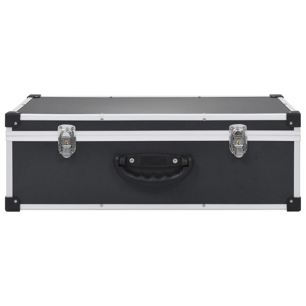 CD-Koffer für 80 CDs Aluminium ABS Schwarz - Premium CD-/DVD-Ordnungssysteme - Just €68.92! Shop now at homesales4u