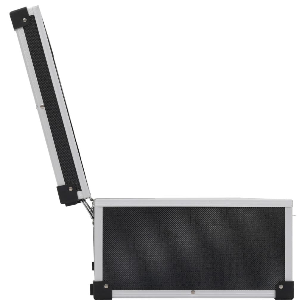 CD-Koffer für 80 CDs Aluminium ABS Schwarz - Premium CD-/DVD-Ordnungssysteme - Just €68.92! Shop now at homesales4u