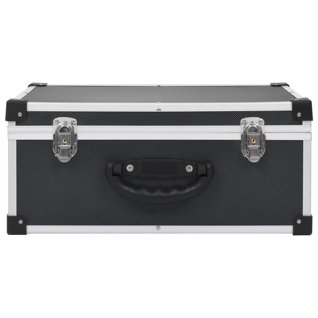 CD-Koffer für 60 CDs Aluminium ABS Schwarz - Premium CD-/DVD-Ordnungssysteme - Just €55.55! Shop now at homesales4u