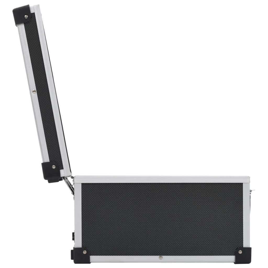 CD-Koffer für 60 CDs Aluminium ABS Schwarz - Premium CD-/DVD-Ordnungssysteme - Just €55.55! Shop now at homesales4u