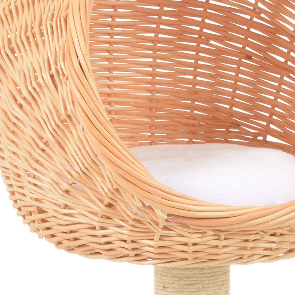 Katzen-Kratzbaum Sisal Natürliches Weidenholz - Premium Kratzbäume - Just €81.31! Shop now at homesales4u