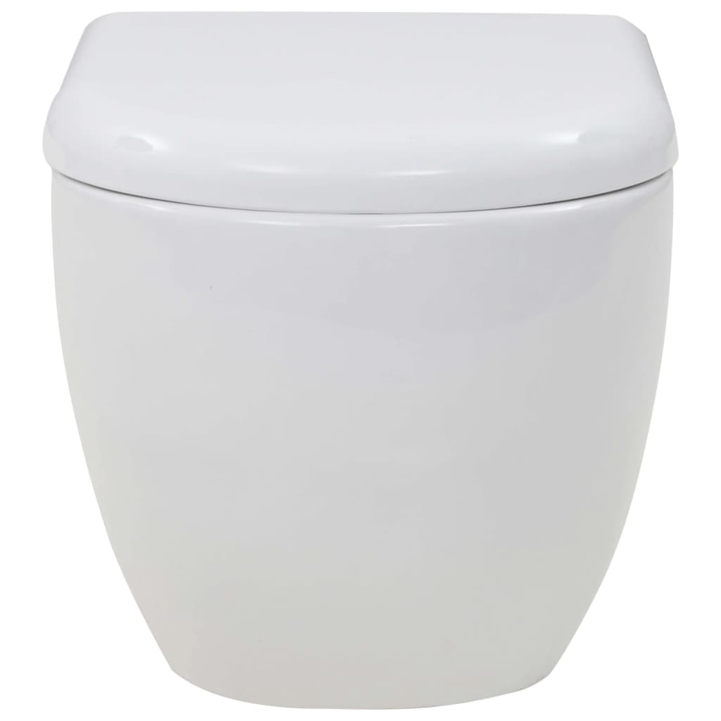 Hänge-Toilette mit Einbau-Spülkasten Keramik Weiß - Premium Toiletten - Just €414.85! Shop now at homesales4u