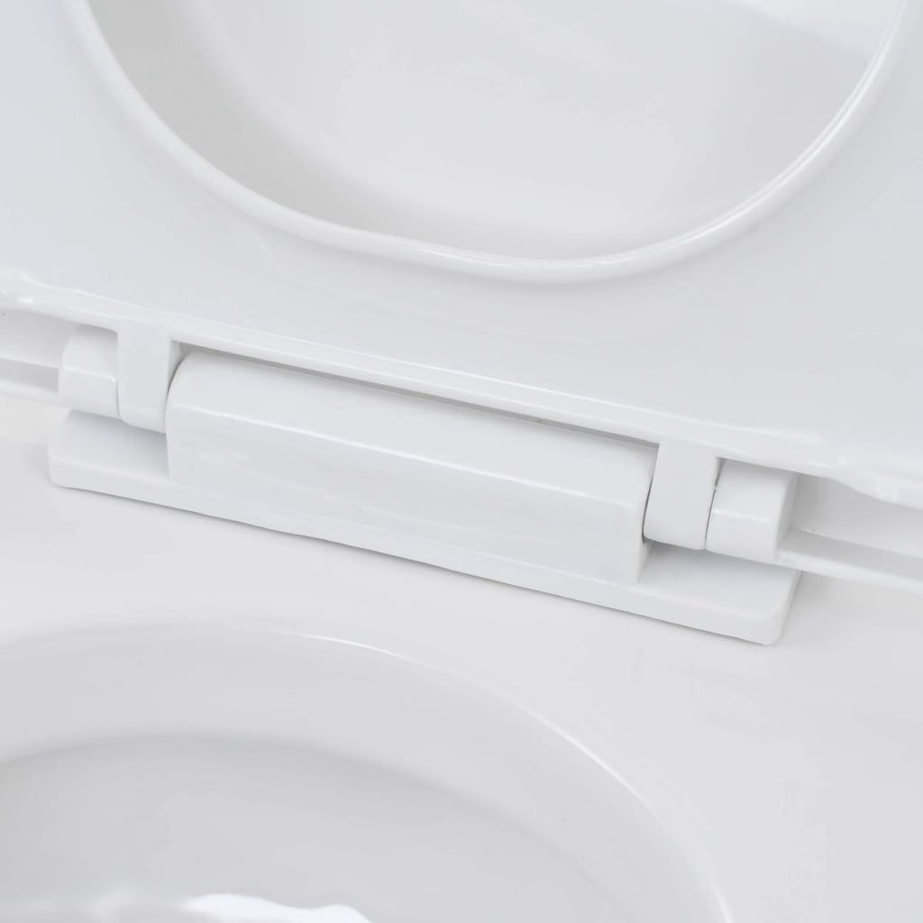 Hänge-Toilette mit Einbau-Spülkasten Keramik Weiß - Premium Toiletten - Just €414.85! Shop now at homesales4u