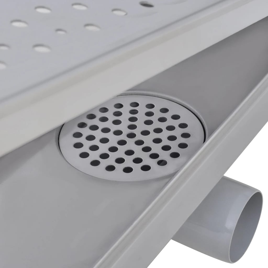 Lineare Duschrinnen 2 Stk. Blasen 730 x 140 mm Edelstahl - Premium Abflüsse - Just €120.11! Shop now at homesales4u