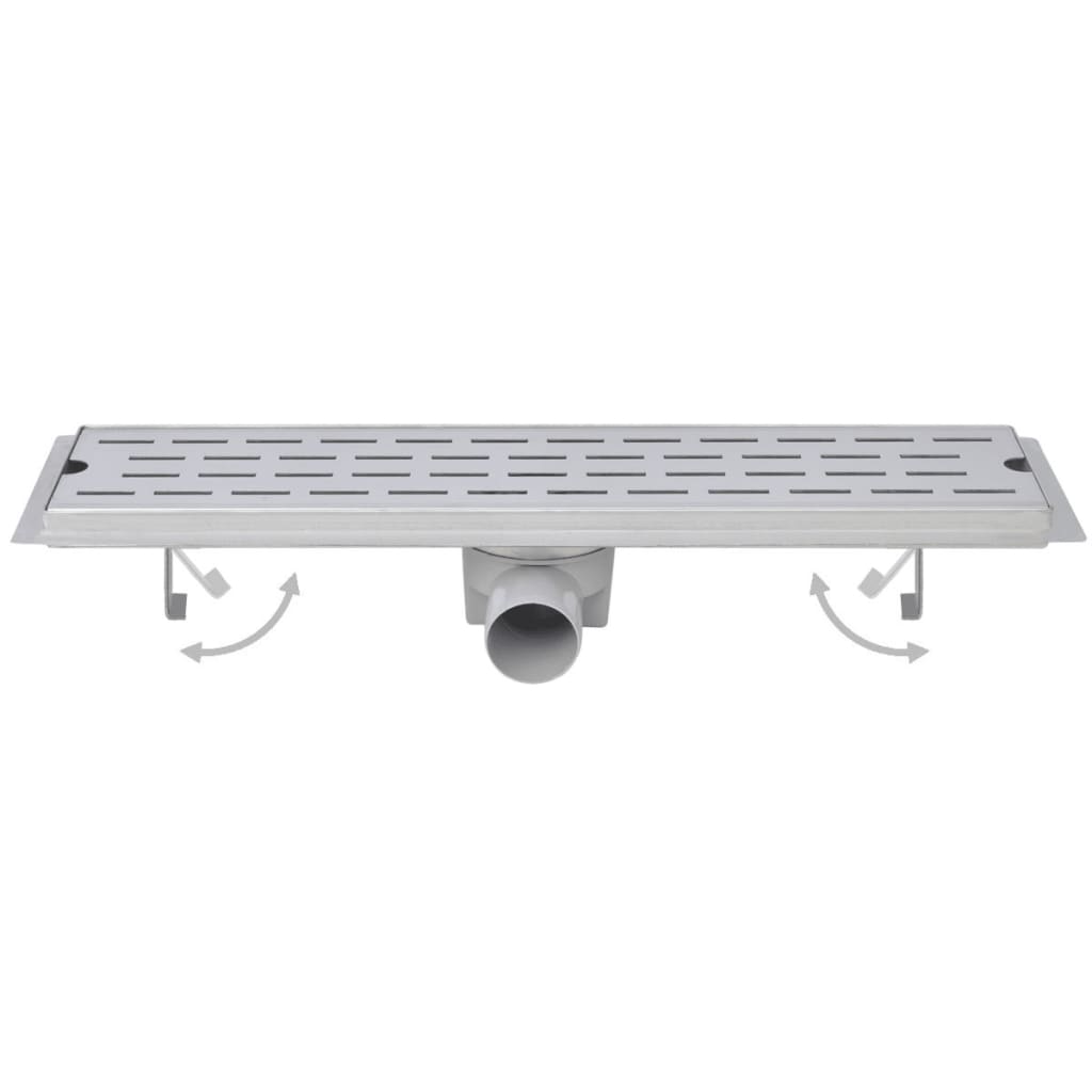 Lineare Duschrinnen 2 Stk. Blasen 1030 x 140 mm Edelstahl - Premium Abflüsse - Just €136.37! Shop now at homesales4u