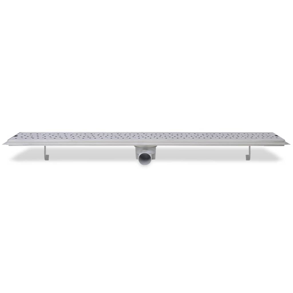 Lineare Duschrinnen 2 Stk. Blasen 1030 x 140 mm Edelstahl - Premium Abflüsse - Just €136.37! Shop now at homesales4u
