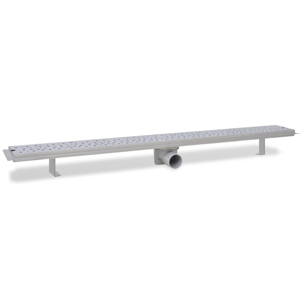 Lineare Duschrinnen 2 Stk. Blasen 1030 x 140 mm Edelstahl - Premium Abflüsse - Just €136.37! Shop now at homesales4u