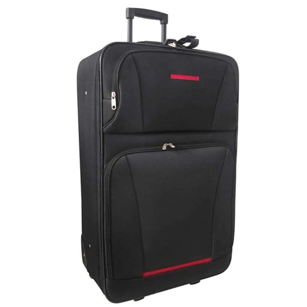 Reiseset Kofferset 5-teilig Schwarz - Premium Reisekoffer - Just €128.71! Shop now at homesales4u