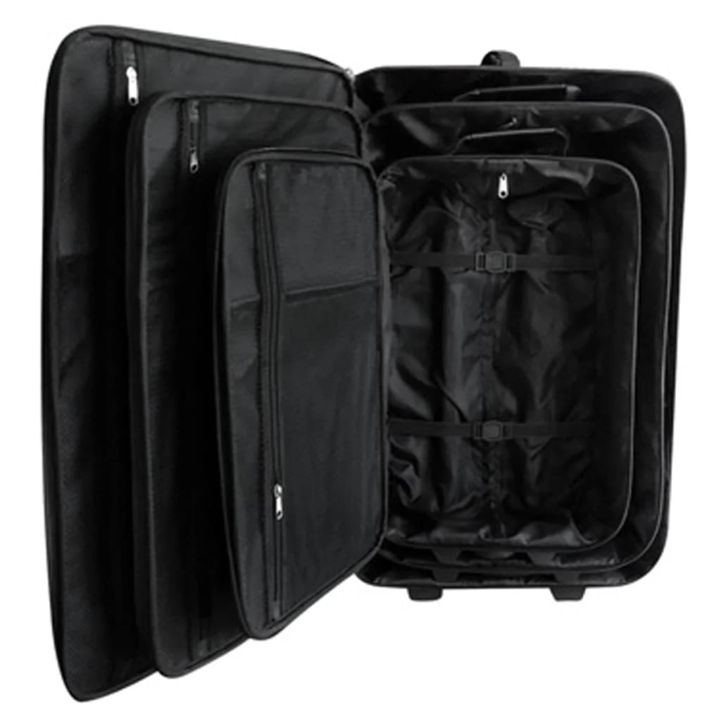 Reiseset Kofferset 5-teilig Schwarz - Premium Reisekoffer - Just €128.71! Shop now at homesales4u