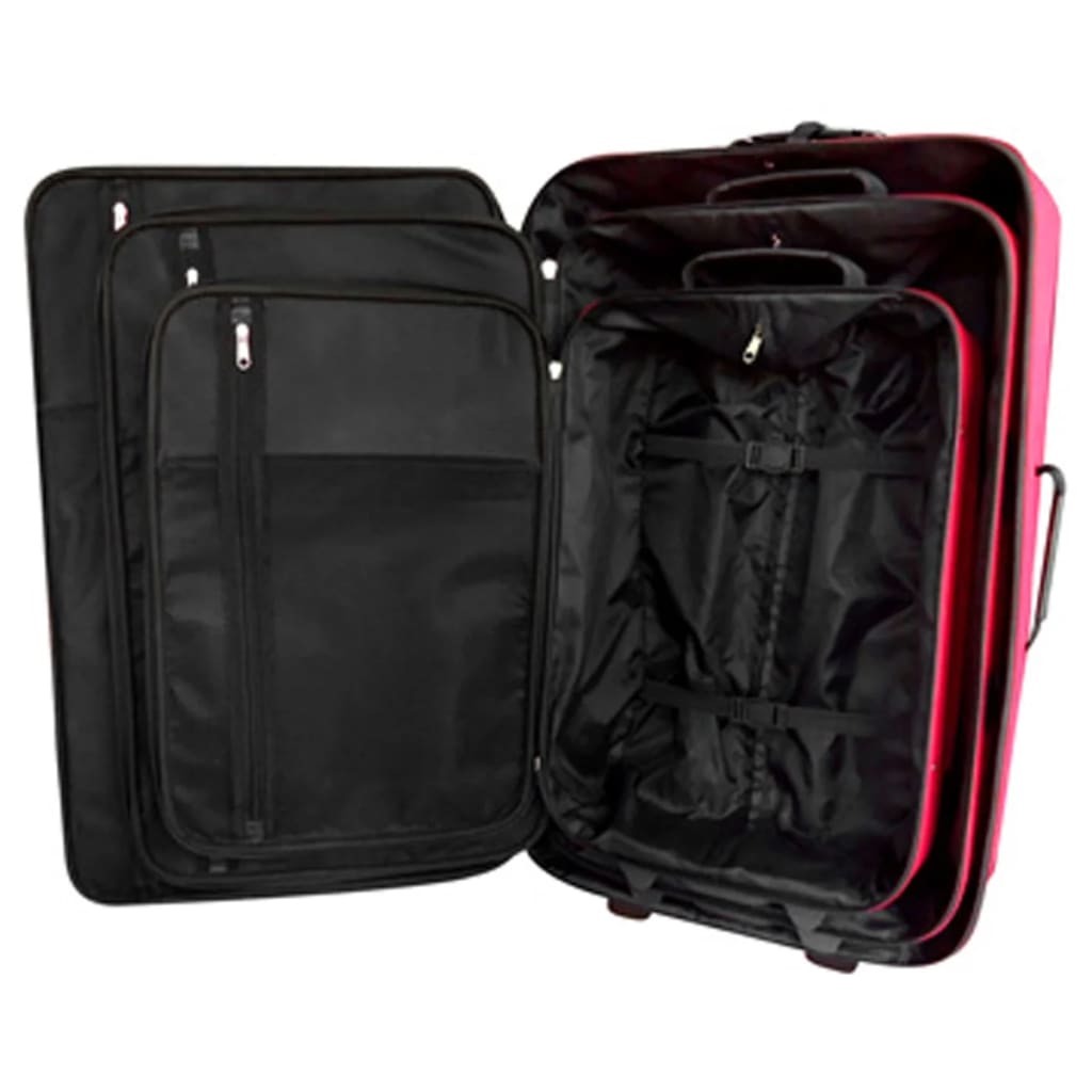 Reiseset Kofferset 5-teilig Rot - Premium Reisekoffer - Just €142.81! Shop now at homesales4u