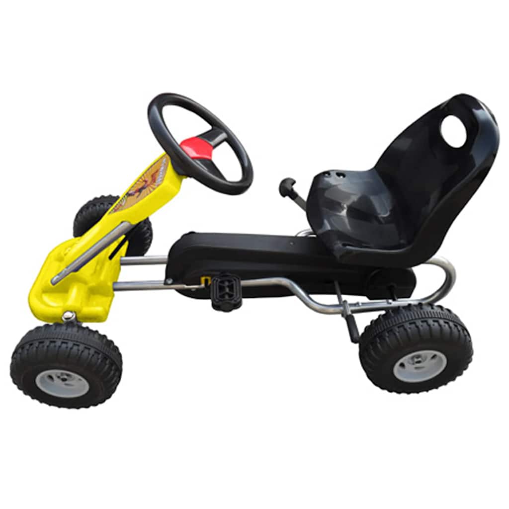 Pedal-Gokart Gelb - Premium Lauflernwagen & Rutsch- & Tretfahrzeuge - Just €115.46! Shop now at homesales4u
