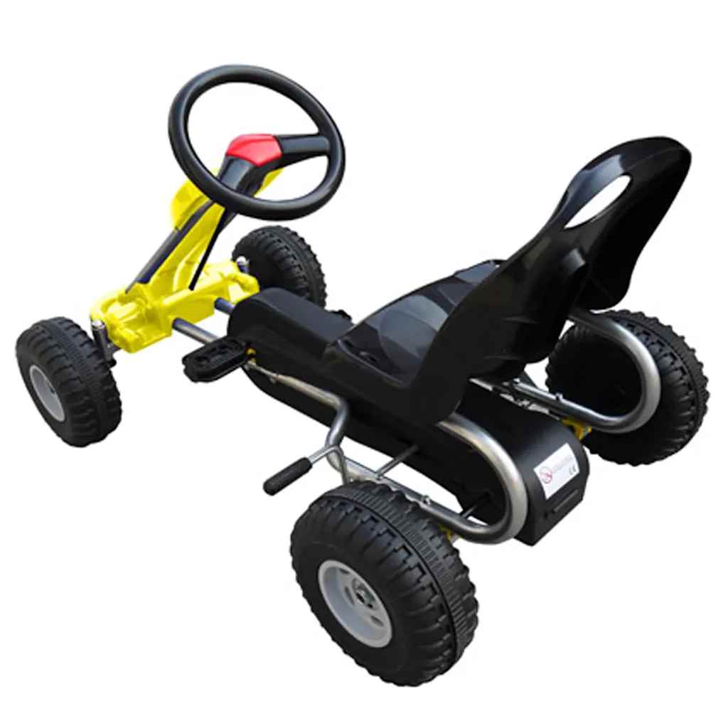 Pedal-Gokart Gelb - Premium Lauflernwagen & Rutsch- & Tretfahrzeuge - Just €115.46! Shop now at homesales4u