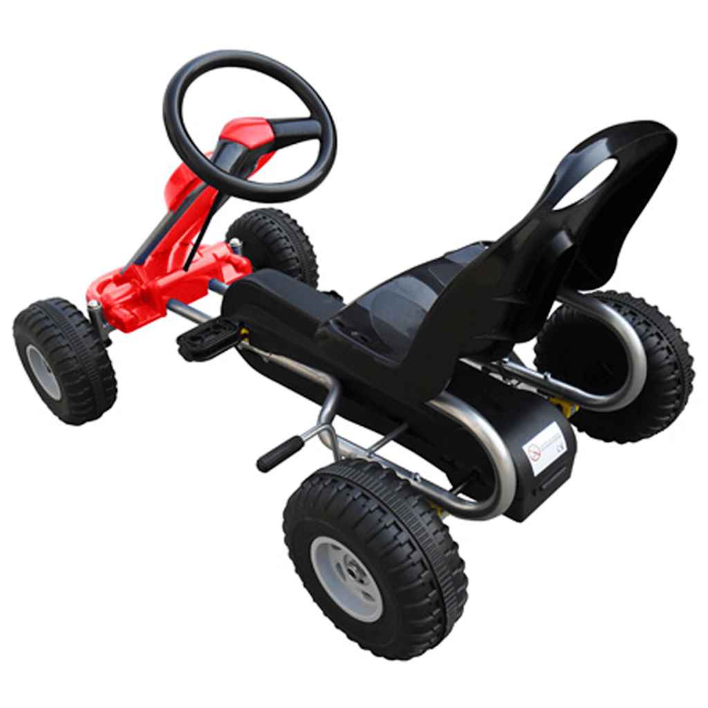 Pedal Go-Kart Rot - Premium Lauflernwagen & Rutsch- & Tretfahrzeuge - Just €131.74! Shop now at homesales4u
