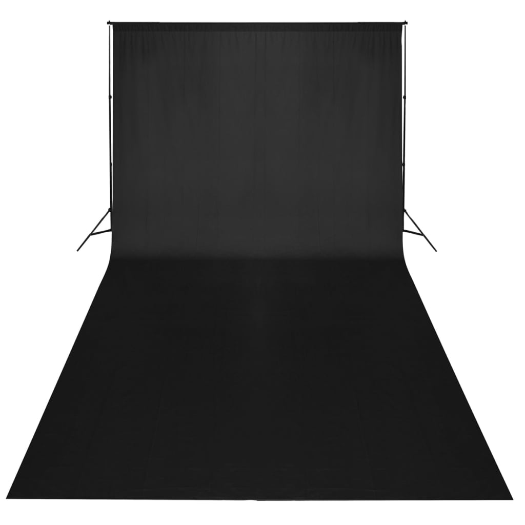 Fotohintergrund ohne Ständer Baumwolle Schwarz 300x300 cm - Premium Studio-Hintergründe - Just €56.26! Shop now at homesales4u