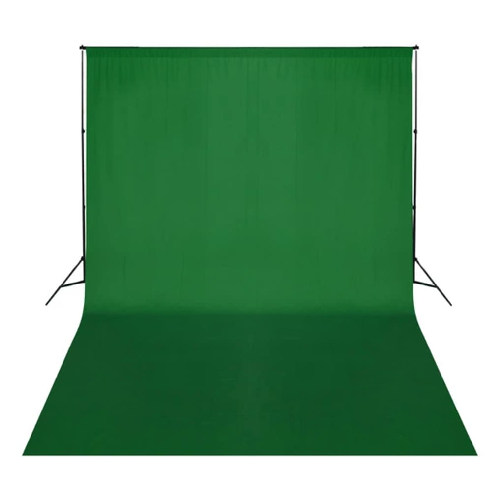 Fotohintergrund ohne Ständer Baumwolle Grün 500x300 Chroma-Key - Premium Studio-Hintergründe - Just €68.01! Shop now at homesales4u