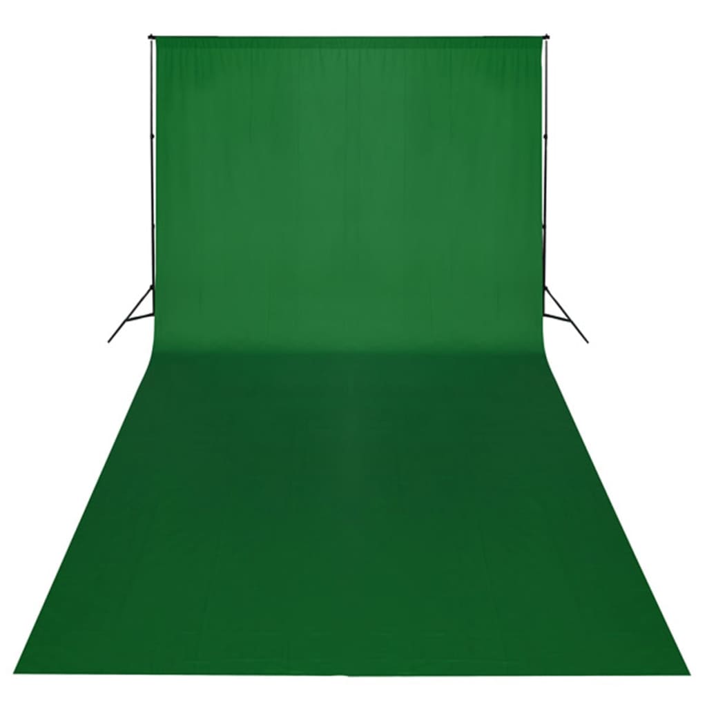 Fotostudio-Set mit Grünem Hintergrund 600×300 & Leuchten - Premium Studioscheinwerfer & -blitzgeräte - Just €197.68! Shop now at homesales4u