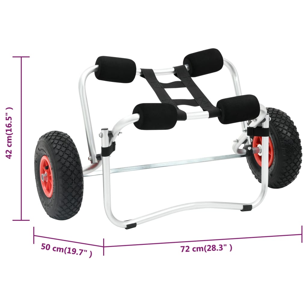 Kayakwagen Aluminium - Premium Bootsanhänger - Just €91.20! Shop now at homesales4u
