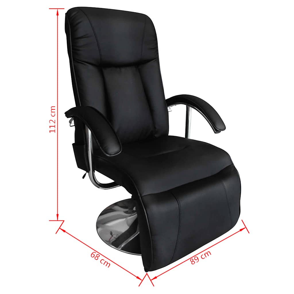 Massagesessel Schwarz Kunstleder - Premium Massagesessel - Just €286.50! Shop now at homesales4u