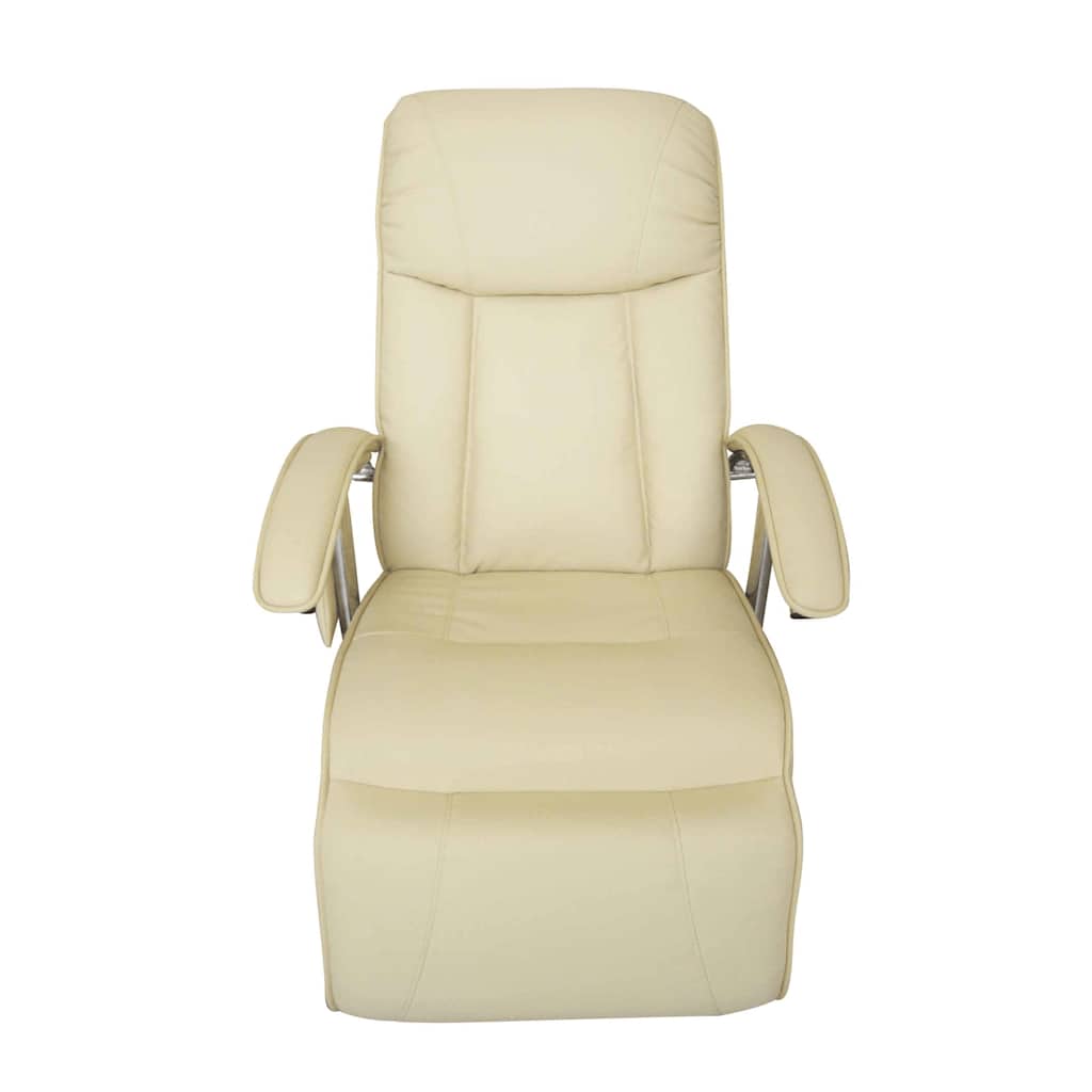 Massagesessel Cremeweiß Kunstleder - Premium Massagesessel - Just €337.52! Shop now at homesales4u