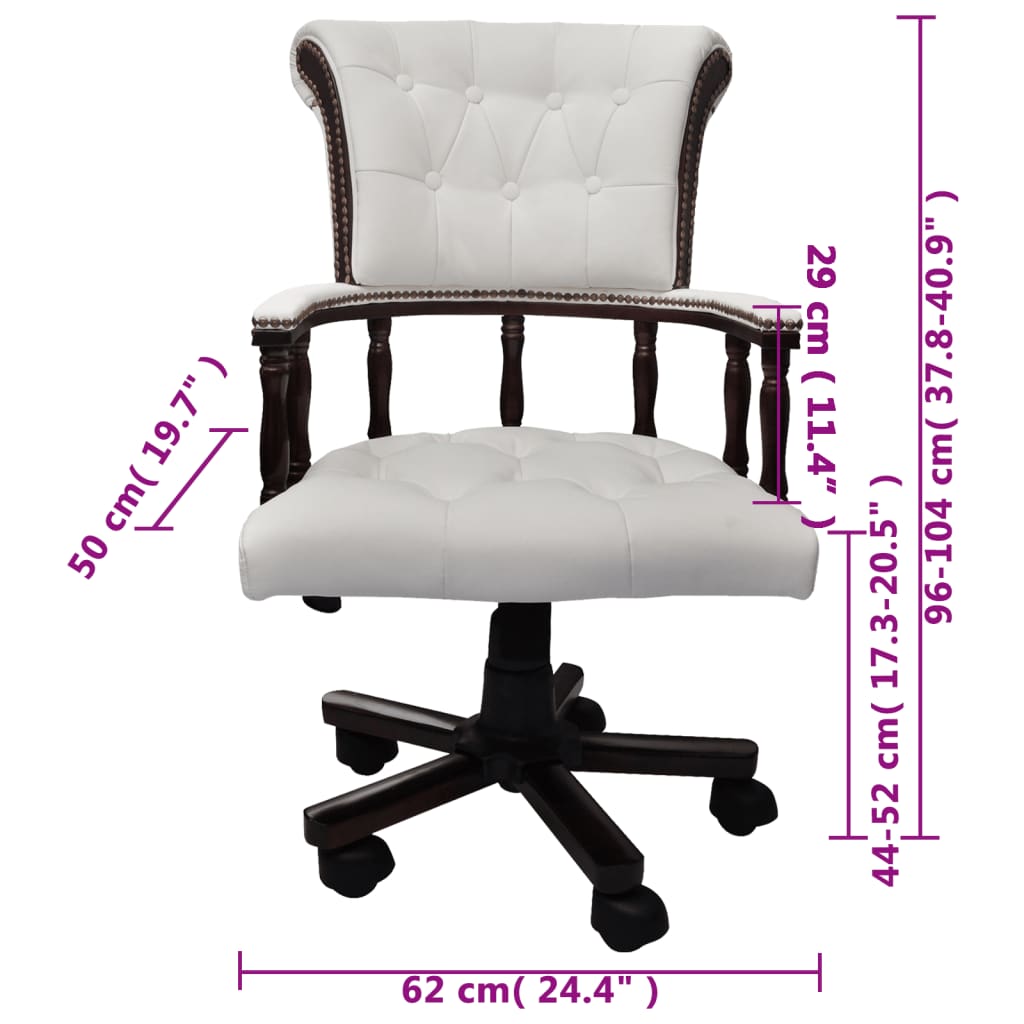 Bürodrehstuhl Weiß - Premium Bürostühle - Just €342.01! Shop now at homesales4u