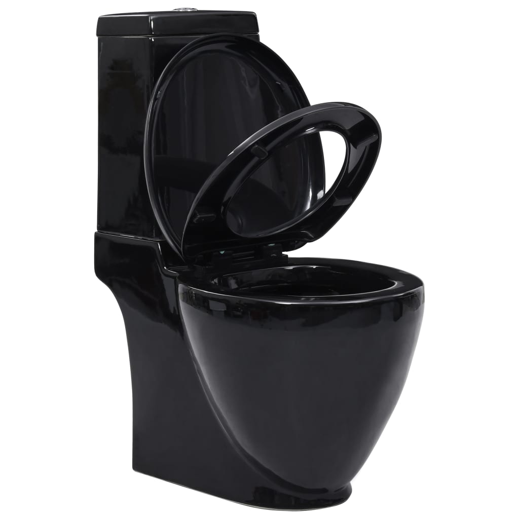 Keramik-Toilette Abgang Horizontal Schwarz - Premium Toiletten - Just €372.95! Shop now at homesales4u