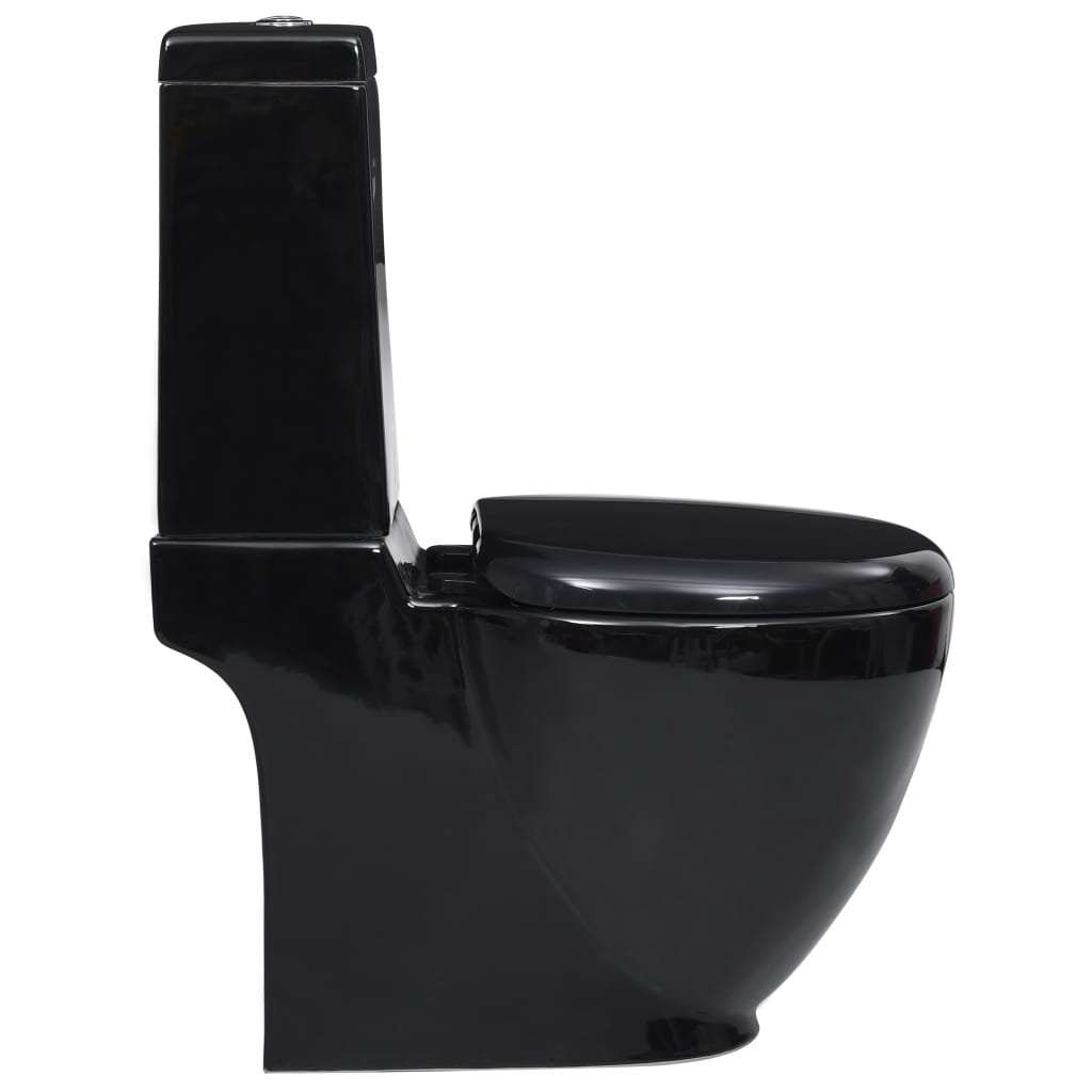 Keramik-Toilette Abgang Horizontal Schwarz - Premium Toiletten - Just €372.95! Shop now at homesales4u