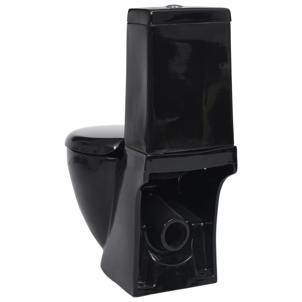 Keramik-Toilette Abgang Horizontal Schwarz - Premium Toiletten - Just €372.95! Shop now at homesales4u