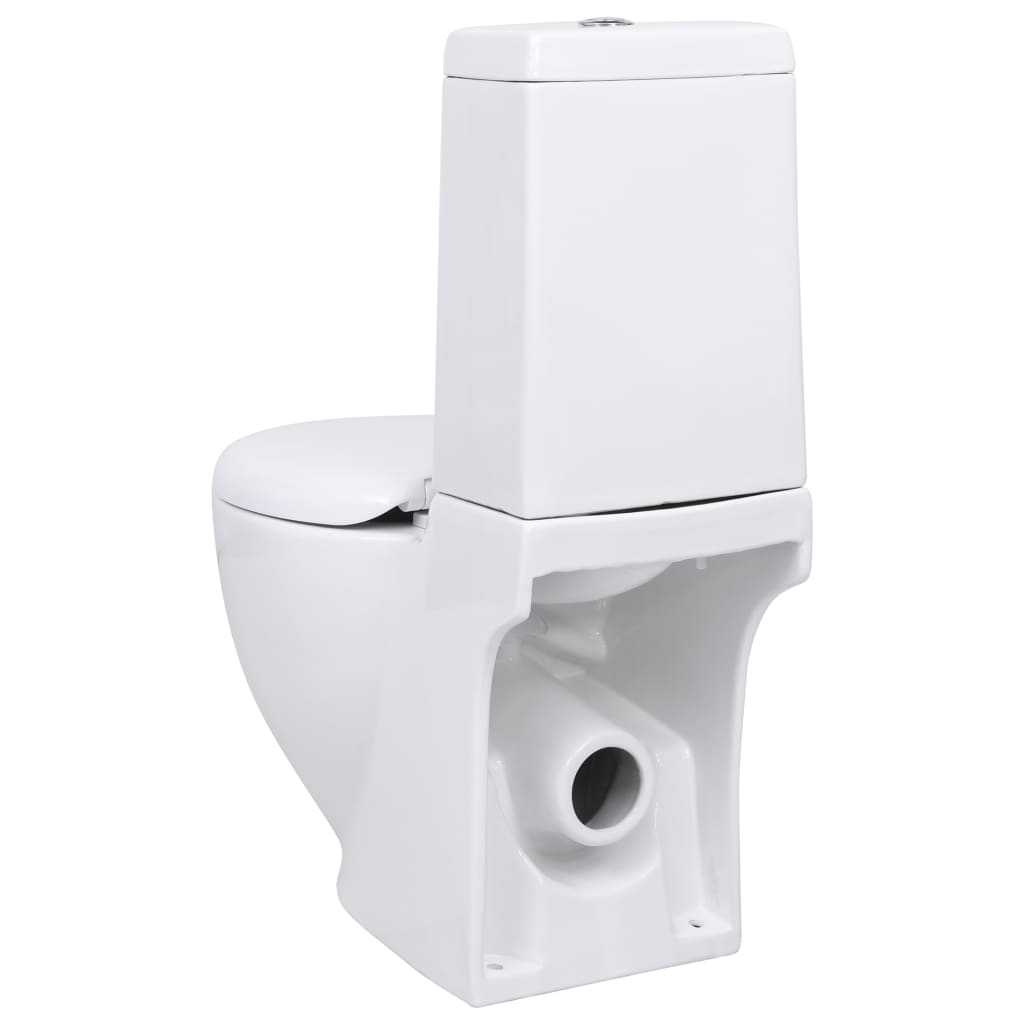 Keramik-Toilette Abgang Horizontal Weiß - Premium Toiletten - Just €325! Shop now at homesales4u