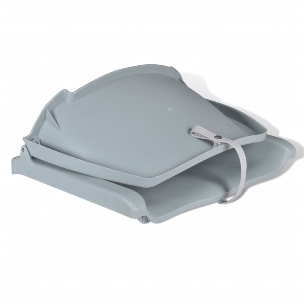 Bootssitz Klappbar ohne Polster Grau 48x51x41 cm - Premium Segelboot-Zubehör - Just €66.74! Shop now at homesales4u