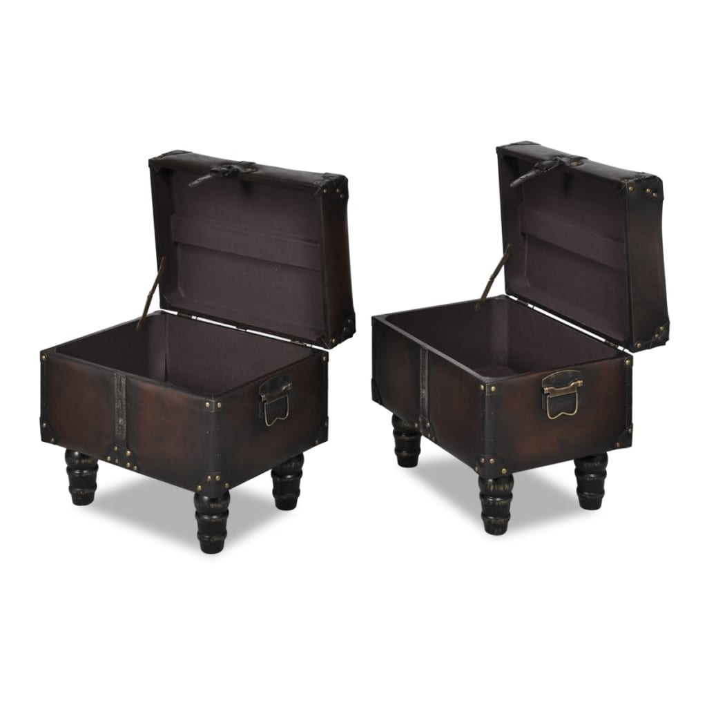 Sitztruhen-Set 3 Stk. Braun - Premium Truhen- & Flurbänke - Just €328.31! Shop now at homesales4u