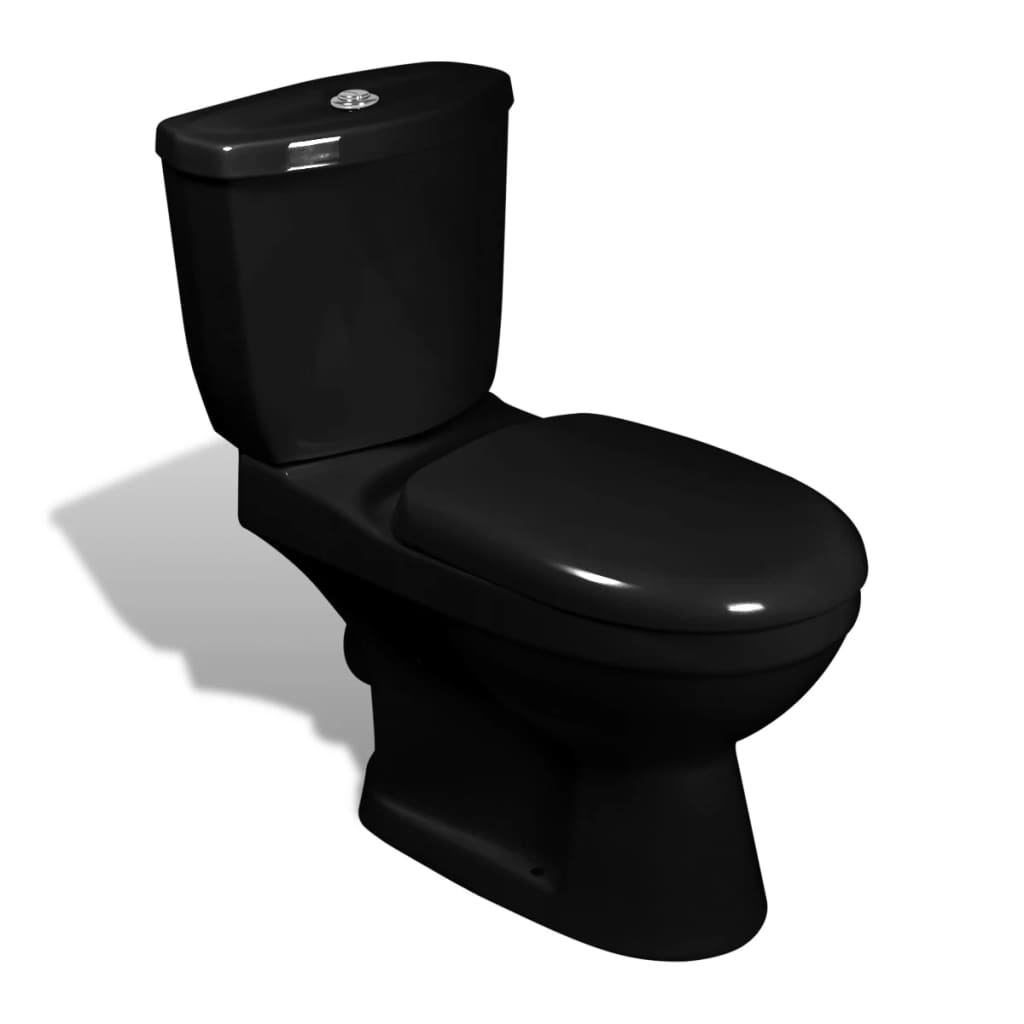 Toilette mit Spülkasten Schwarz - Premium Toiletten - Just €468.66! Shop now at homesales4u