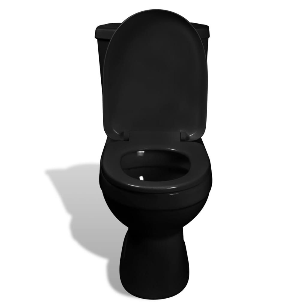 Toilette mit Spülkasten Schwarz - Premium Toiletten - Just €468.66! Shop now at homesales4u