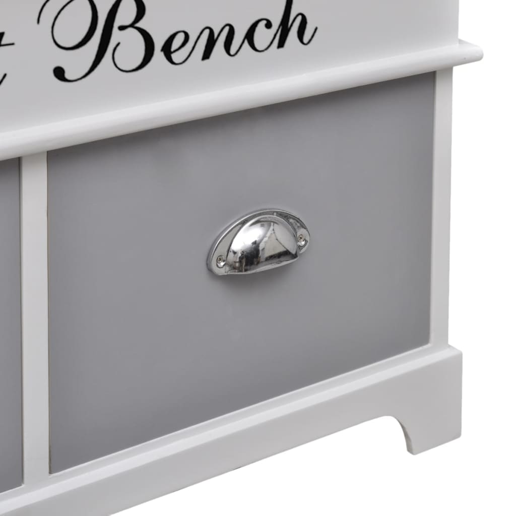 Schrank Sitzbank Truhenbank +Kissen+2 Schublade - Premium Truhen- & Flurbänke - Just €142.67! Shop now at homesales4u