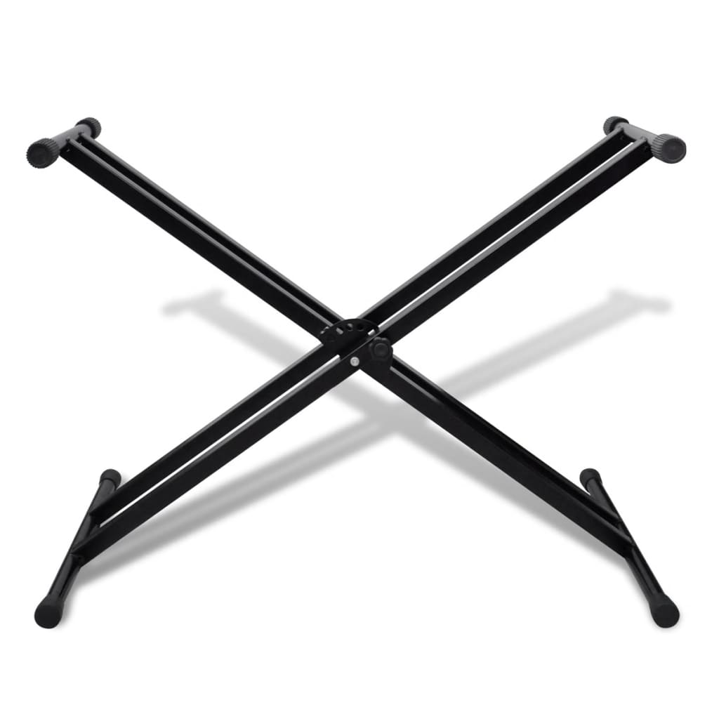 Verstellbare Doppelversteifter Keyboardständer X-Rahmen - Premium Musikinstrument-Ständer - Just €48.36! Shop now at homesales4u