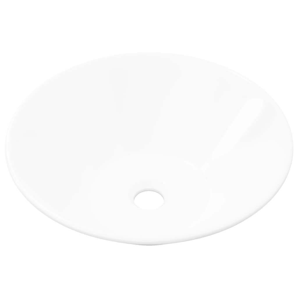 Keramik Waschtisch Waschbecken Becken Porzellan Weiß - Premium Badezimmer-Waschbecken - Just €53.91! Shop now at homesales4u