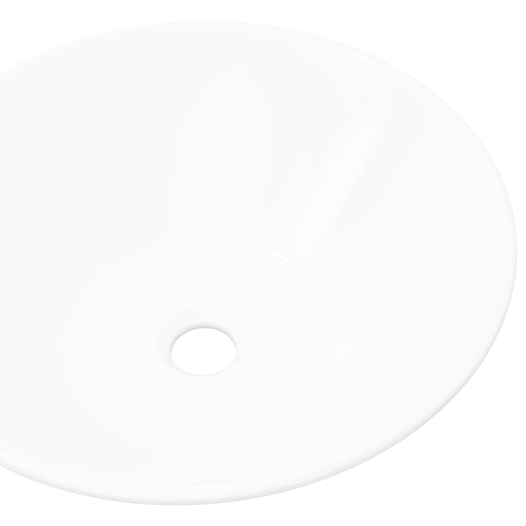 Keramik Waschtisch Waschbecken Becken Porzellan Weiß - Premium Badezimmer-Waschbecken - Just €53.91! Shop now at homesales4u
