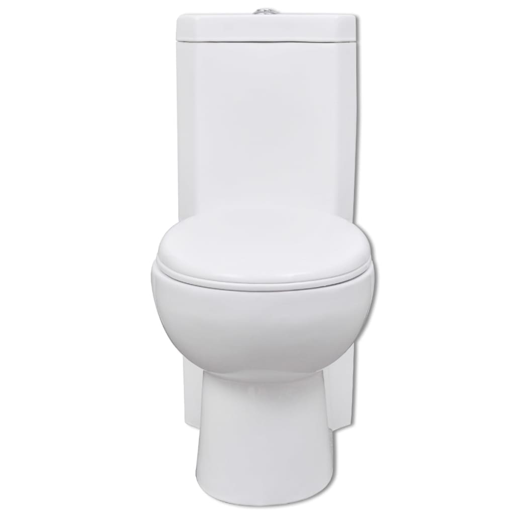 Toilette für Ecke Keramik Weiß - Premium Toiletten - Just €302.78! Shop now at homesales4u