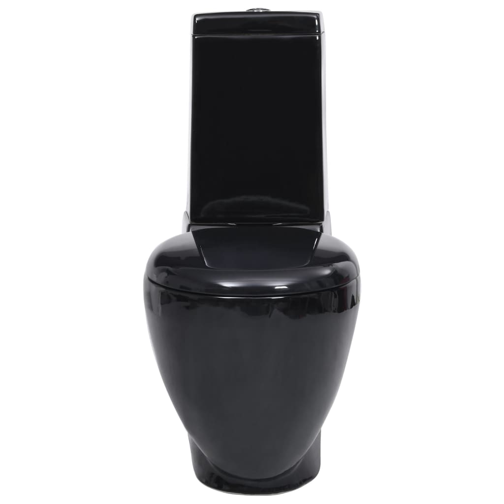 Toilette Rund Keramik Schwarz - Premium Toiletten - Just €368.08! Shop now at homesales4u