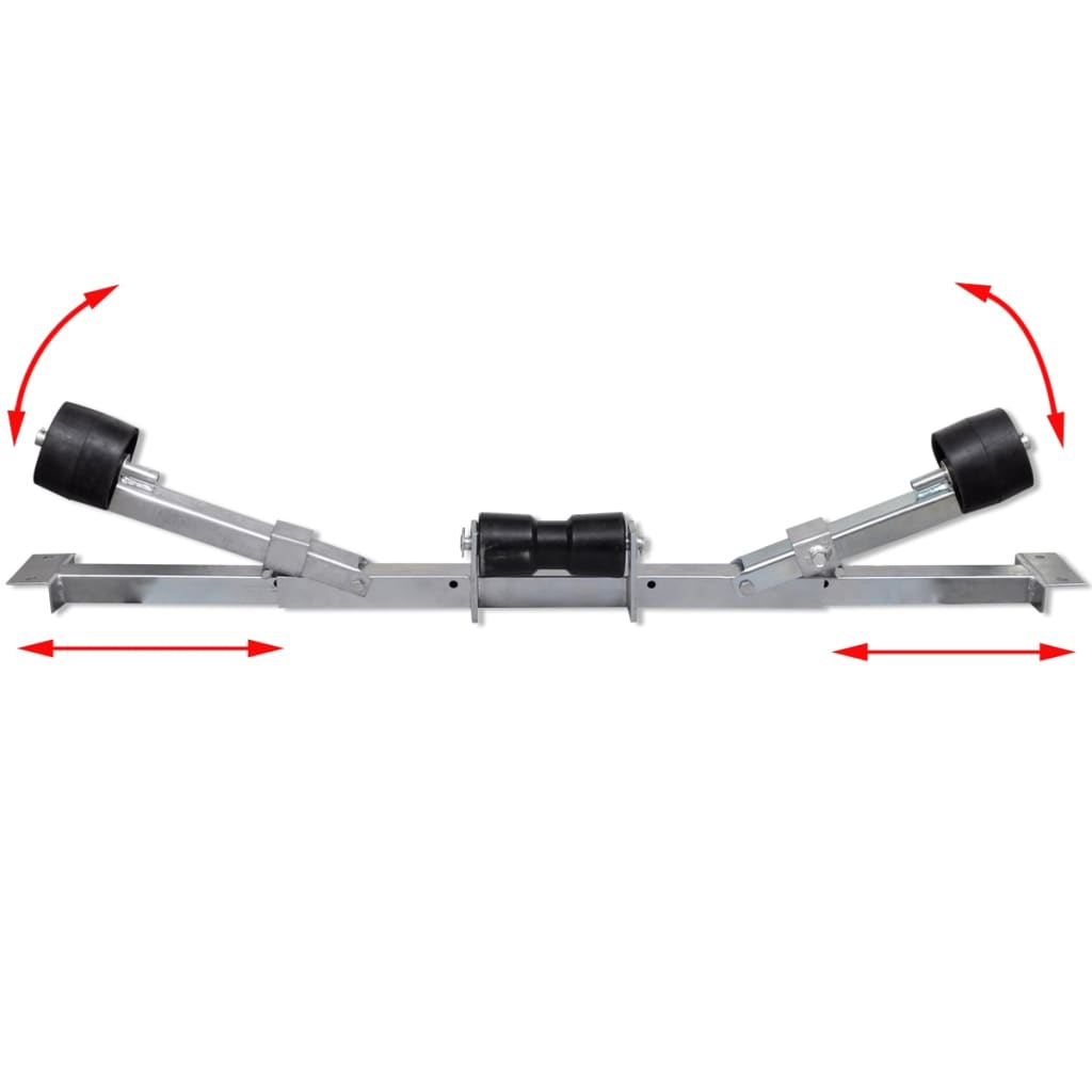 Zentrierhilfe untere Stütze für Bootsanhänger mit Kielrollen - Premium Bootsanhänger - Just €92.35! Shop now at homesales4u