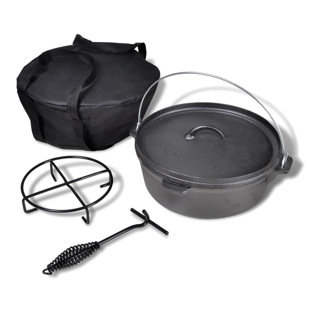 Holländischer Ofen 5,6 l mit Zubehör - Premium Schmortöpfe - Just €80.88! Shop now at homesales4u