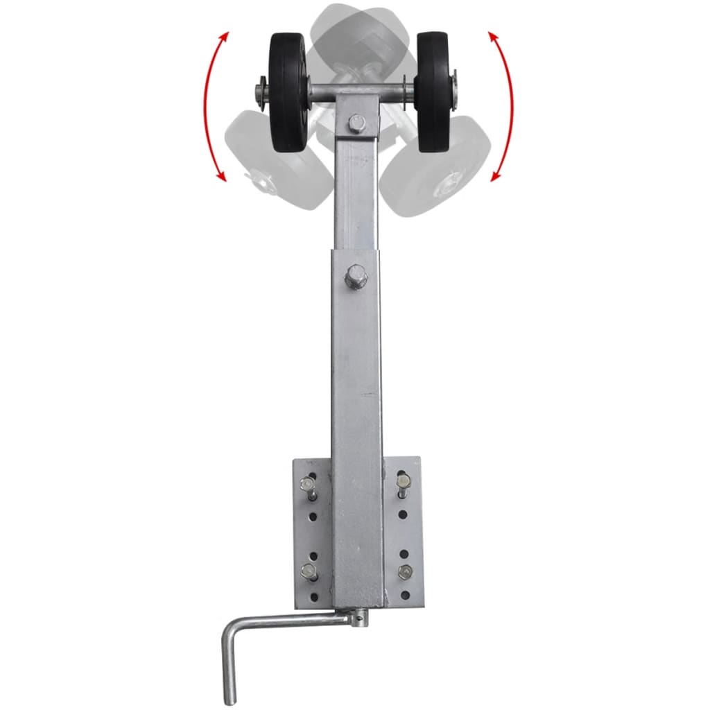 Bootstrailer-Stützen Doppelrollen 2er-Set 59-84 cm - Premium Bootsanhänger - Just €127.99! Shop now at homesales4u