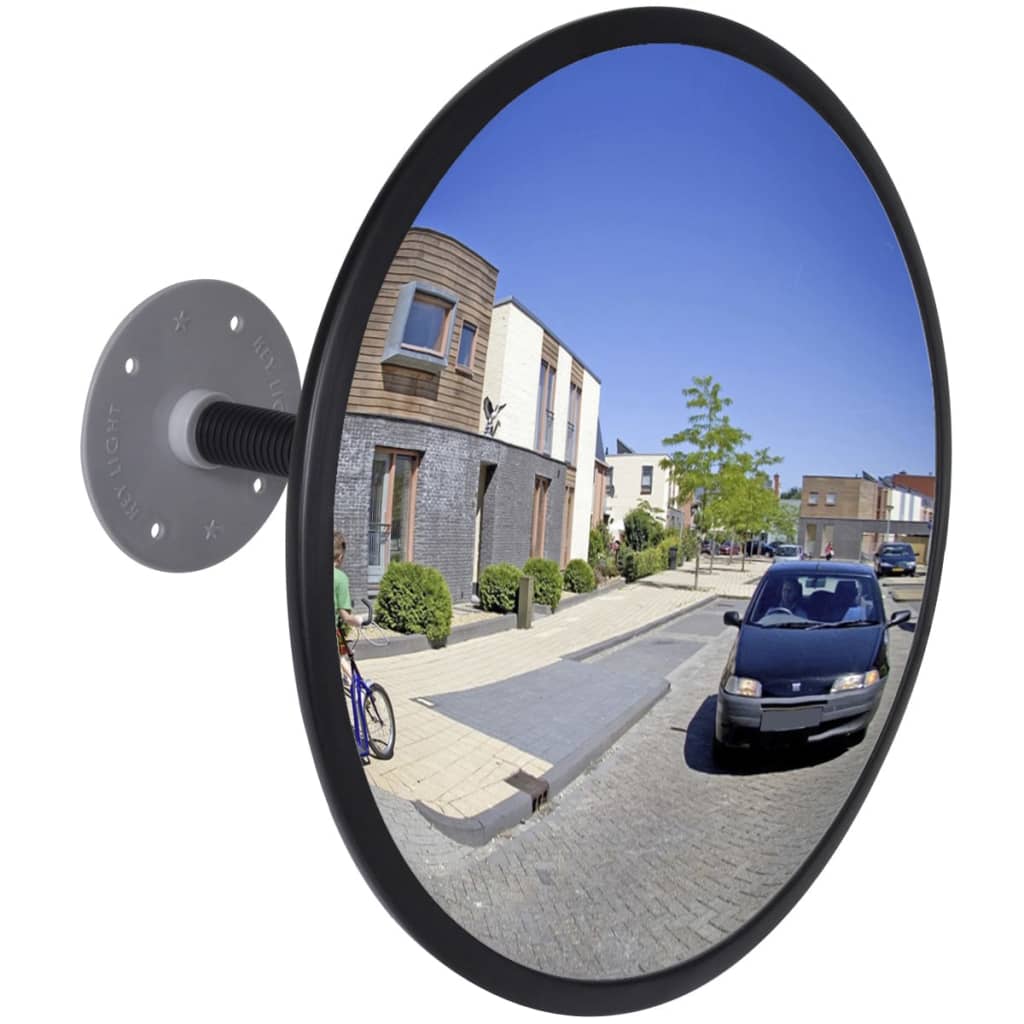 Verkehrsspiegel Konvex Acryl Schwarz 30 cm Indoor - Premium Verkehrsschilder - Just €39.63! Shop now at homesales4u