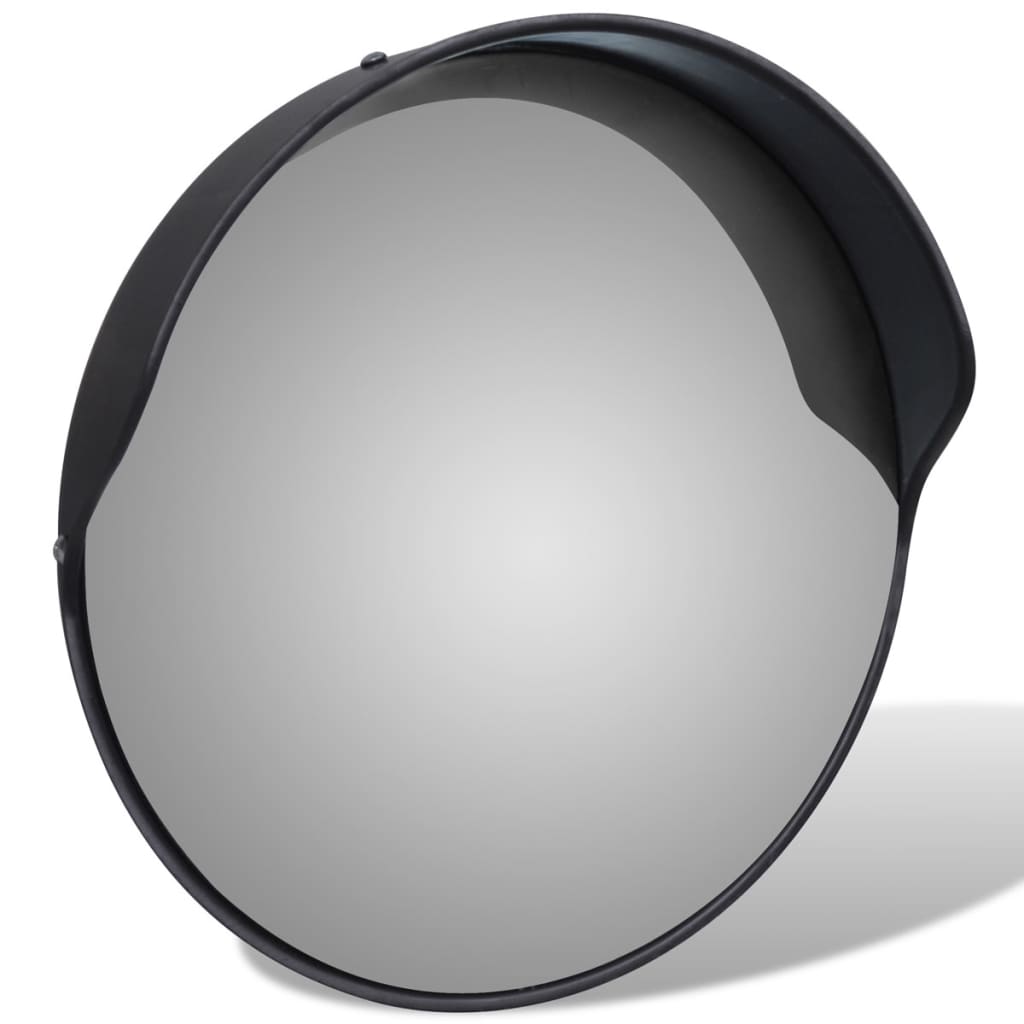 Verkehrsspiegel Konvex PC-Kunststoff Schwarz 30 cm Outdoor - Premium Verkehrsschilder - Just €47.91! Shop now at homesales4u