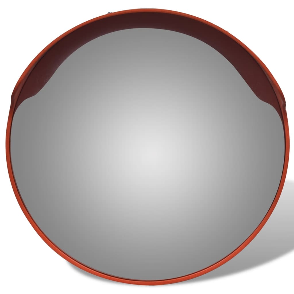Verkehrsspiegel Konvex PC-Kunststoff Orange 45 cm Outdoor - Premium Verkehrsschilder - Just €59.21! Shop now at homesales4u