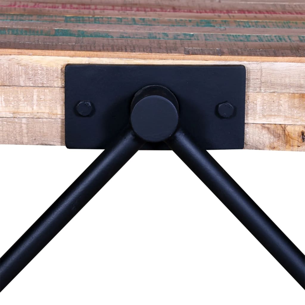 Couchtisch mit V-Beinen Altholz Teak - Premium Couchtische - Just €185.66! Shop now at homesales4u