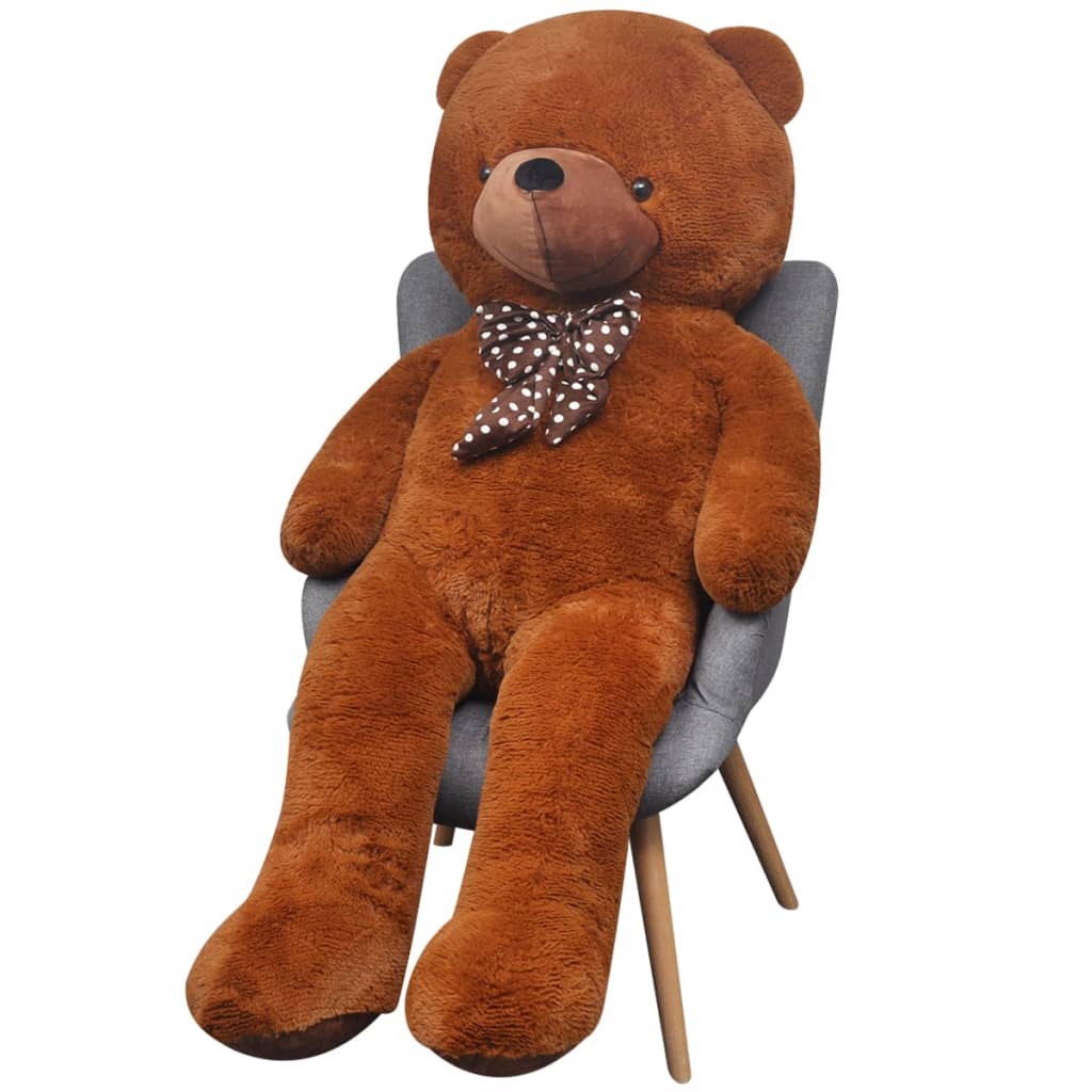 Weicher XXL-Plüsch-Teddybär Braun 135 cm - Premium Stofftiere - Just €111.08! Shop now at homesales4u